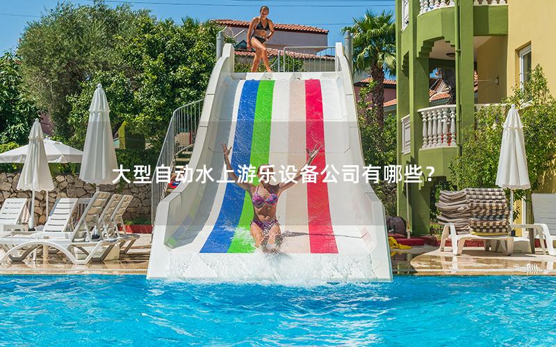 大型自動(dòng)水上游樂設(shè)備公司有哪些？